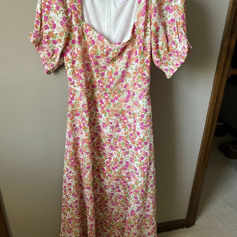 Pink Lilley Floral Dress